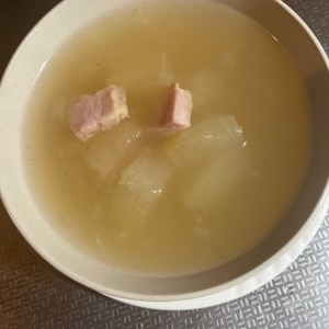 絶品！冬瓜とベーコンの中華スープ